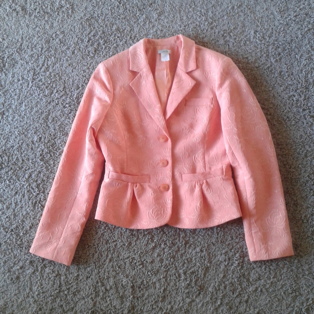Peach blazer size 8 🌟